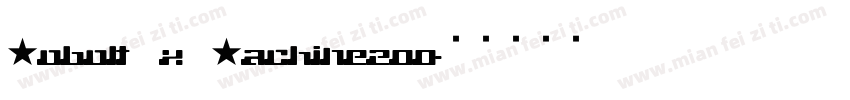 Robolt x Machine200字体转换